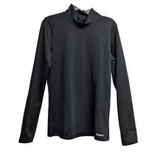 Reebok Top Youth X-large Athletic Cold Winter Active Wear Shirt Black XL